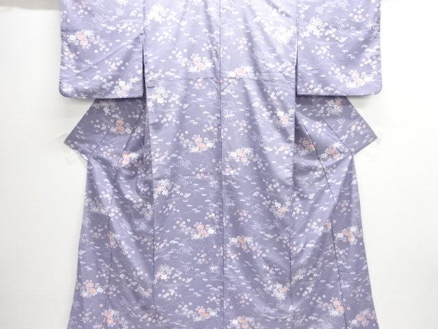 JAPANESE KIMONO / KOMON / SHOCHIKUBAI & STREAM WATER 